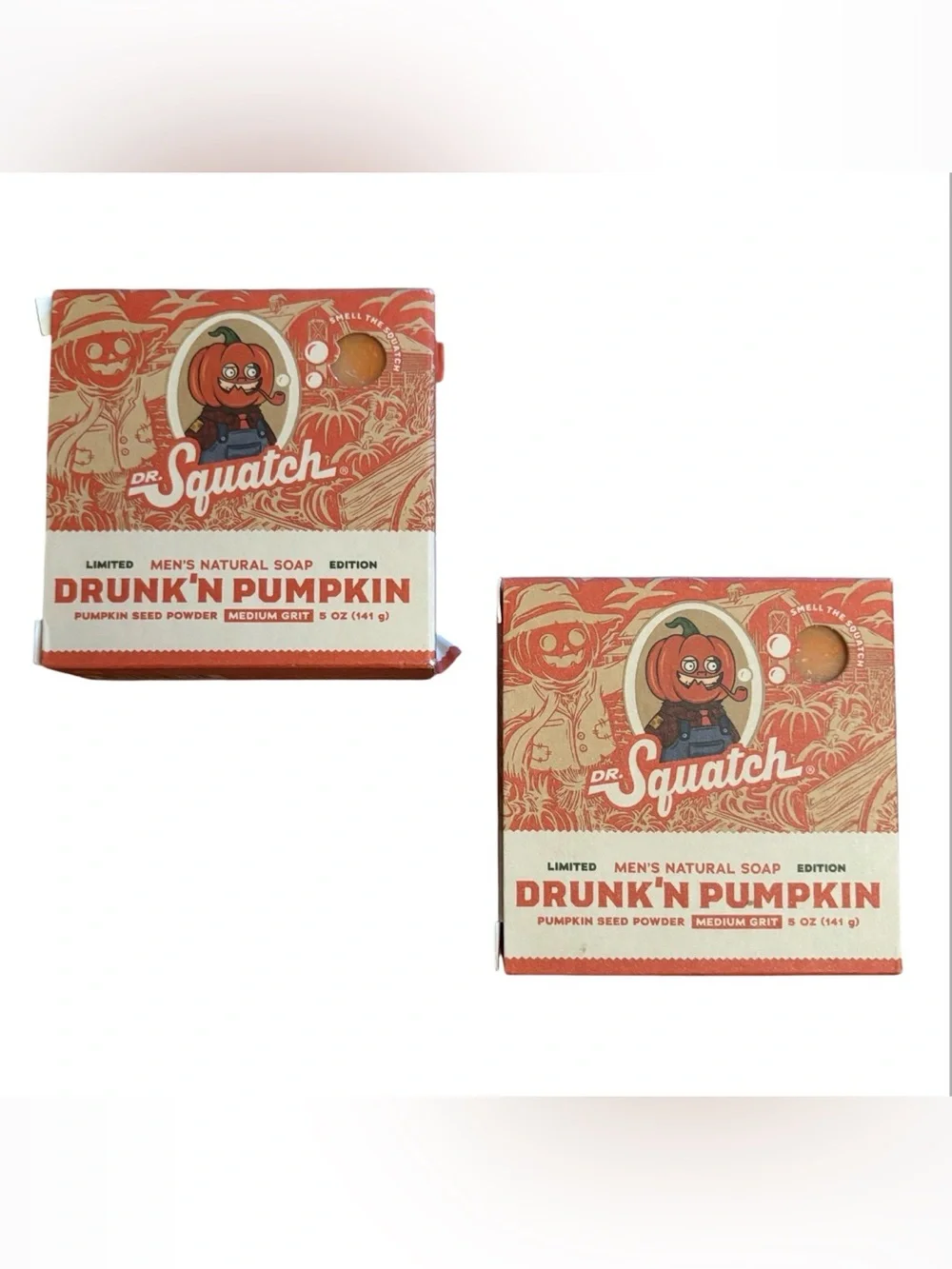 Dr. Squatch | Bundle Limited Edition Drunk’N Pumpkin Men’s Natural Soaps NWT 2